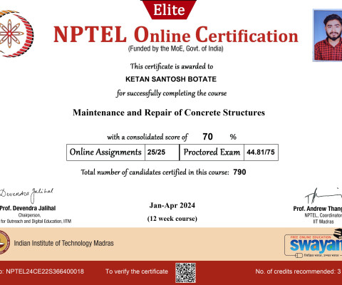 NPTEL ELITE CERTIFICATE