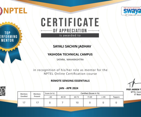 Mentor for NPTEL online course certification