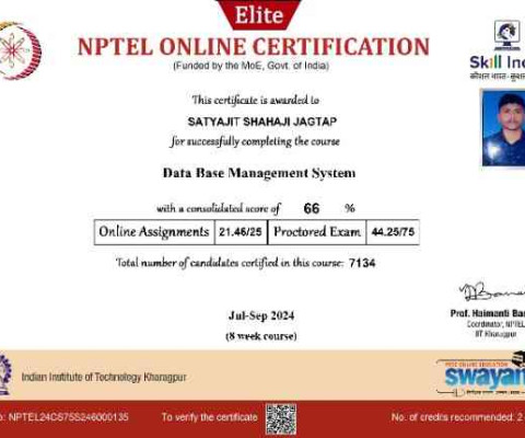 NPTEL Online Certification