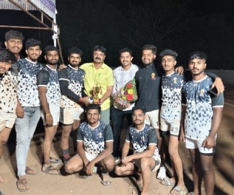 Ranked 3rd  Boys Kabaddi Team at Kolhapur Zonal Tournaments under DBATU