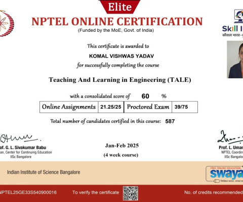 Teaching and Learning in Engineering (TALE)