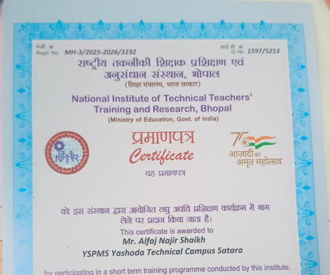 STTP Certification course on Question Bank Paper / Designing and Assessment 