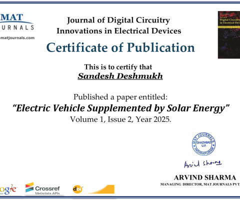 Paper Publication in the 