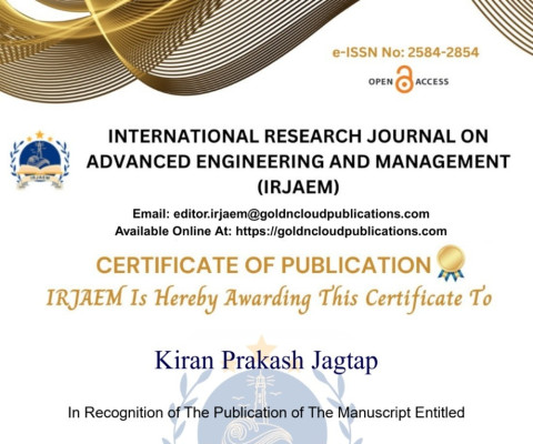 Publication In IRJAEM