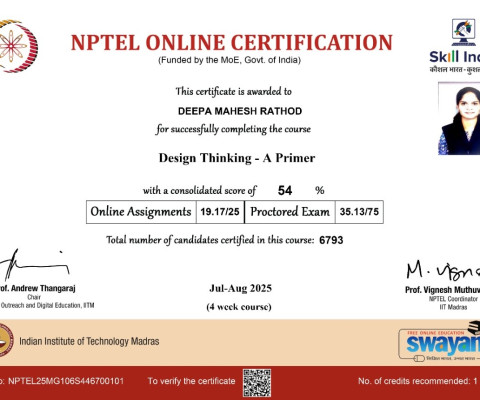 NPTEL Online Certification 