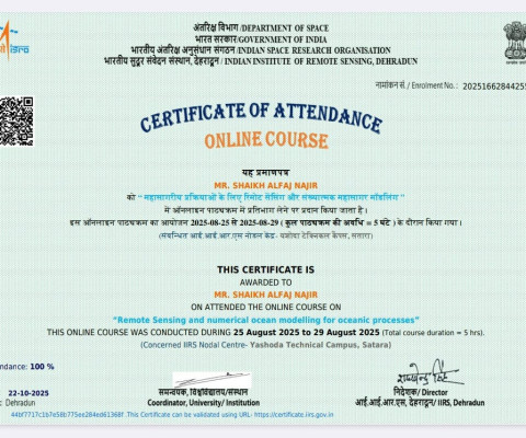 Remote Sensing and numerical Ocean modelling for Oceanic processes 