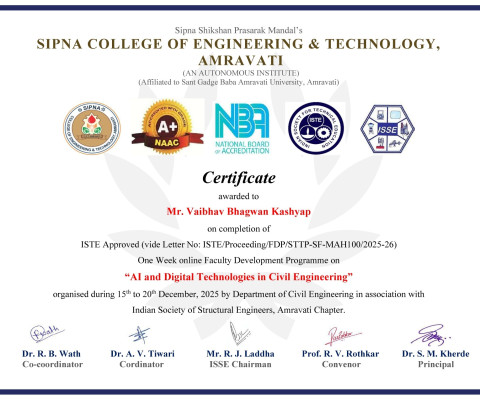 “AI and Digital Technologies in Civil Engineering”