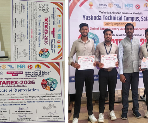 2nd Prize in the AI & DS discipline at ROTAREX–2026