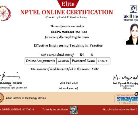 NPTEL CERTIFICATION