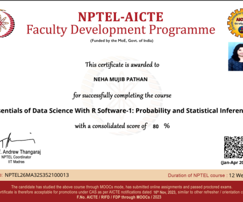 NPTEL-AICTE Faculty Development Programme