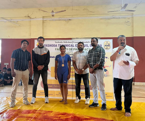 won the Gold Medal in the Zonal Wrestling Championship 2025-26