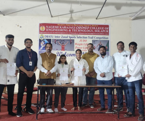 won the Gold Medal in the Judo (Under 63 kg) event at the Solapur Zonal Sports 2025.