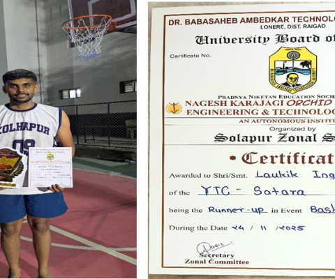 Loukik Ingale Secures Runner-up Position in Inter-Zone Basketball Tournament