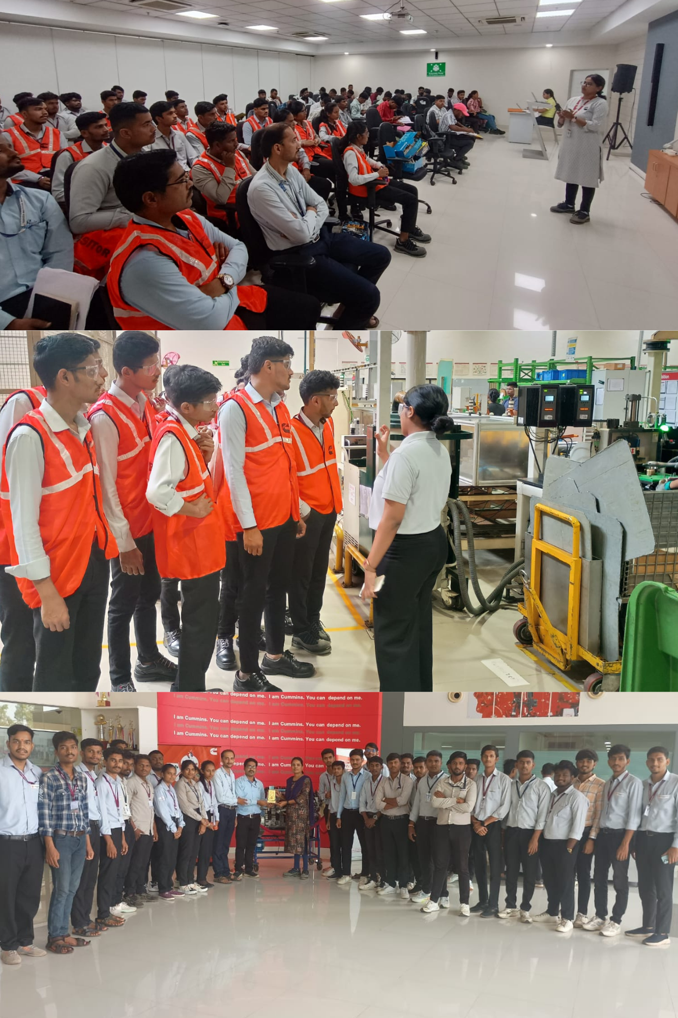 Industrial Visit at TATA Cummins Ltd