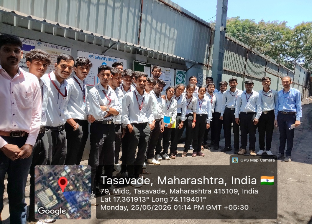 Industrial Visit- Babasaheb Industries, Tasawade.